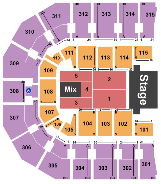 Richmond Coliseum Seating Chart